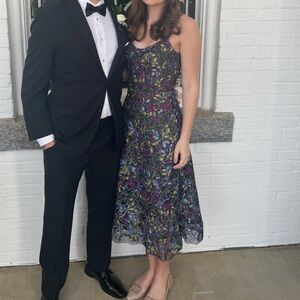 Dress the Population Uma Purple fit and flare cocktail Dress